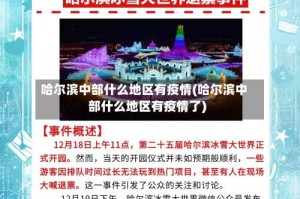 哈尔滨中部什么地区有疫情(哈尔滨中部什么地区有疫情了)