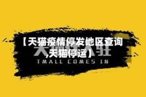【天猫疫情停发地区查询,天猫停运】