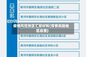 疫情风险地区汇报材料(疫情风险地区自查)
