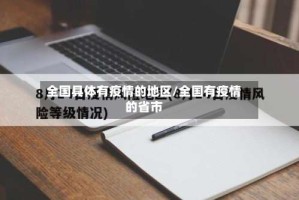 全国具体有疫情的地区/全国有疫情的省市