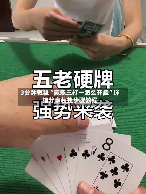 3分钟教程“微乐三打一怎么开挂”详细分享装挂步骤教程-第1张图片