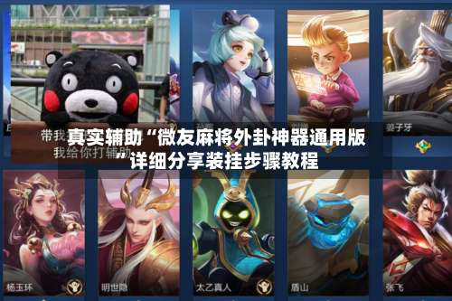 真实辅助“微友麻将外卦神器通用版”详细分享装挂步骤教程-第2张图片