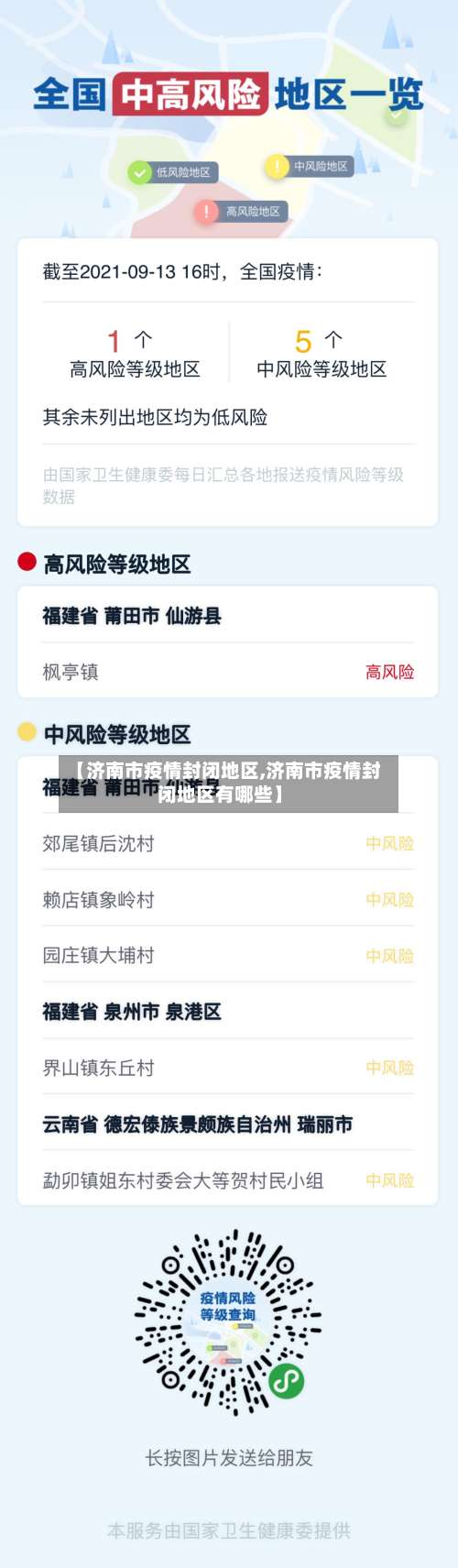 【济南市疫情封闭地区,济南市疫情封闭地区有哪些】-第1张图片