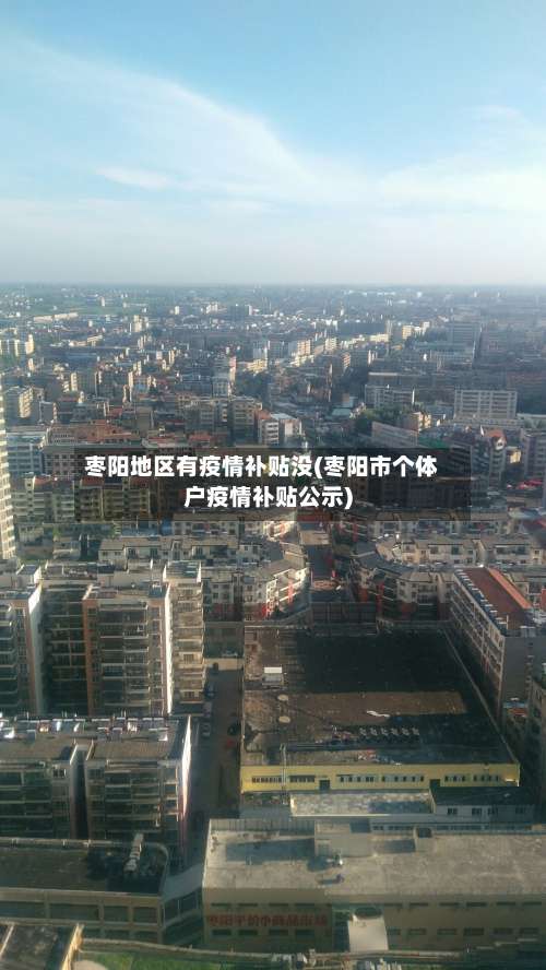 枣阳地区有疫情补贴没(枣阳市个体户疫情补贴公示)-第1张图片