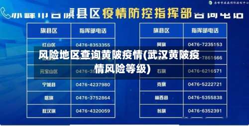 风险地区查询黄陂疫情(武汉黄陂疫情风险等级)-第2张图片