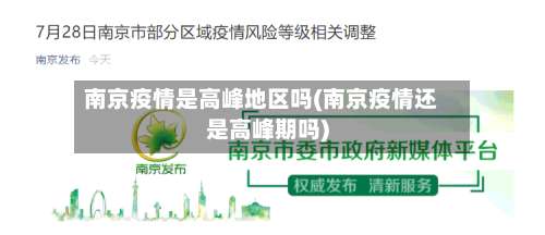 南京疫情是高峰地区吗(南京疫情还是高峰期吗)-第2张图片