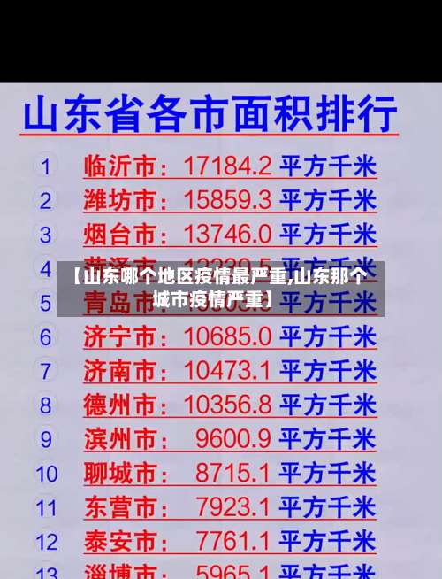 【山东哪个地区疫情最严重,山东那个城市疫情严重】-第2张图片