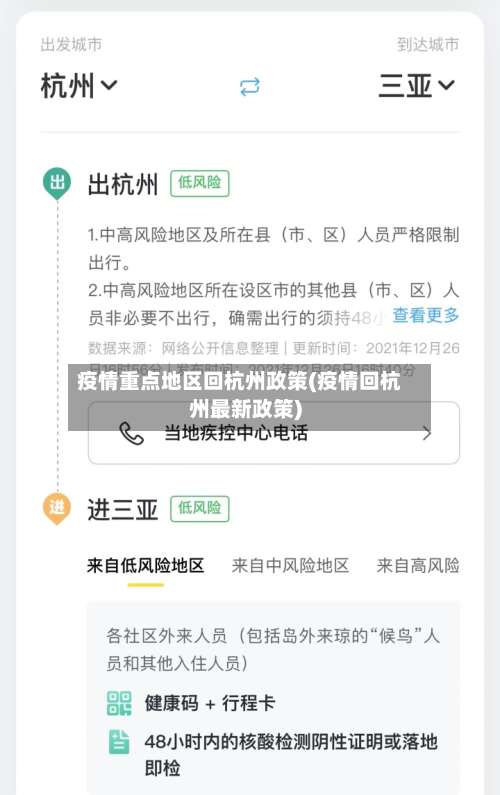 疫情重点地区回杭州政策(疫情回杭州最新政策)-第2张图片