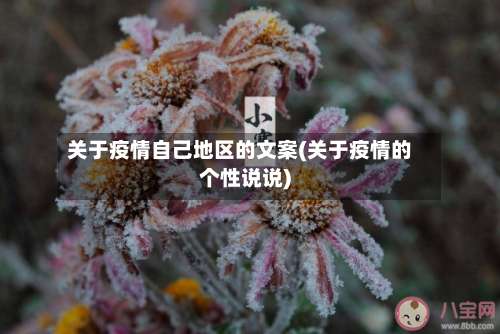 关于疫情自己地区的文案(关于疫情的个性说说)-第2张图片