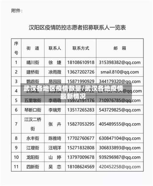 武汉各地区疫情数量/武汉各地疫情最新情况-第2张图片