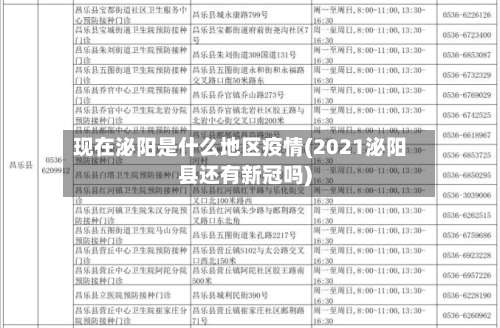 现在泌阳是什么地区疫情(2021泌阳县还有新冠吗)-第2张图片