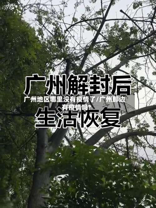 广州地区哪里没有疫情了/广州那边有疫情吗?-第1张图片