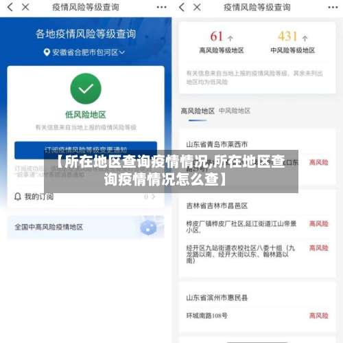 【所在地区查询疫情情况,所在地区查询疫情情况怎么查】-第3张图片