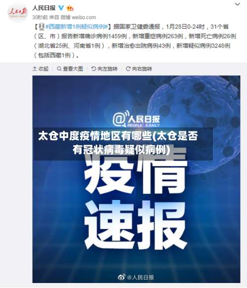 太仓中度疫情地区有哪些(太仓是否有冠状病毒疑似病例)-第1张图片