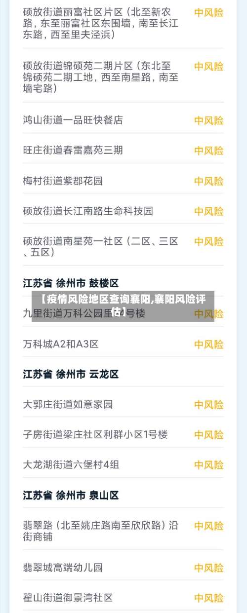 【疫情风险地区查询襄阳,襄阳风险评估】-第1张图片